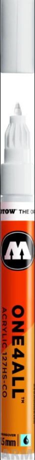 127411 Маркер MOLOTOW ONE4ALL 127HS-CO #160 Белый 1,5 мм