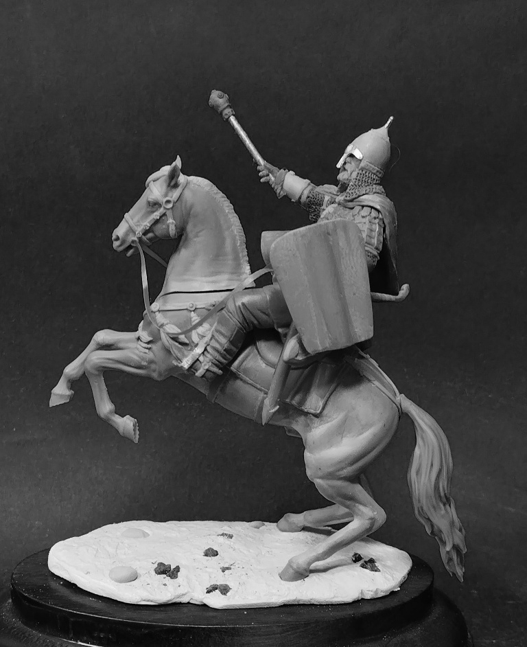 CHM-54325. Знатный русский воин, 14 век. Материал - смола. Chronos Miniatures