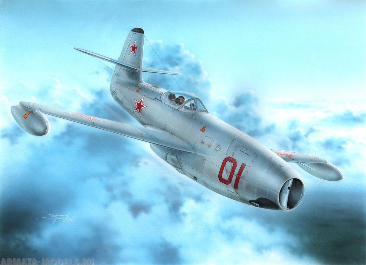 SH72248 Yakovlev Yak-23 Flora RedWhite Stars Special Hobby