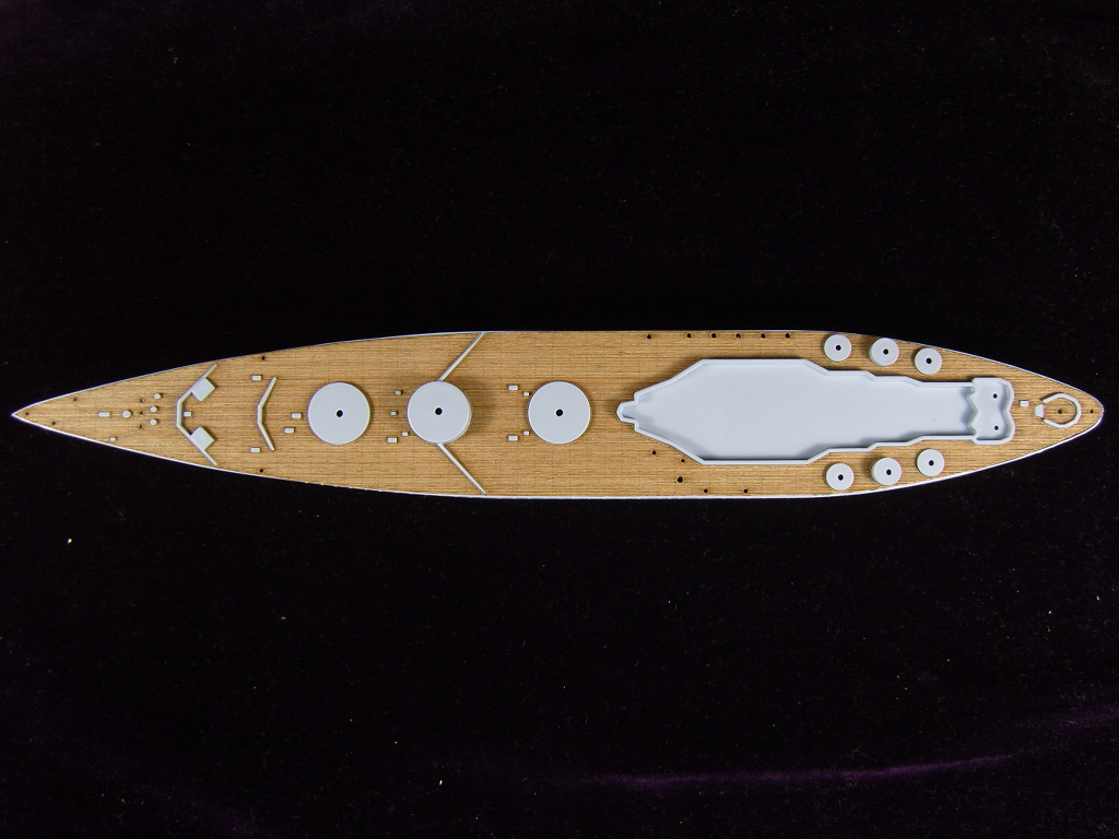 AW50022 Деревянная палуба для 1/600 HMS Nelson