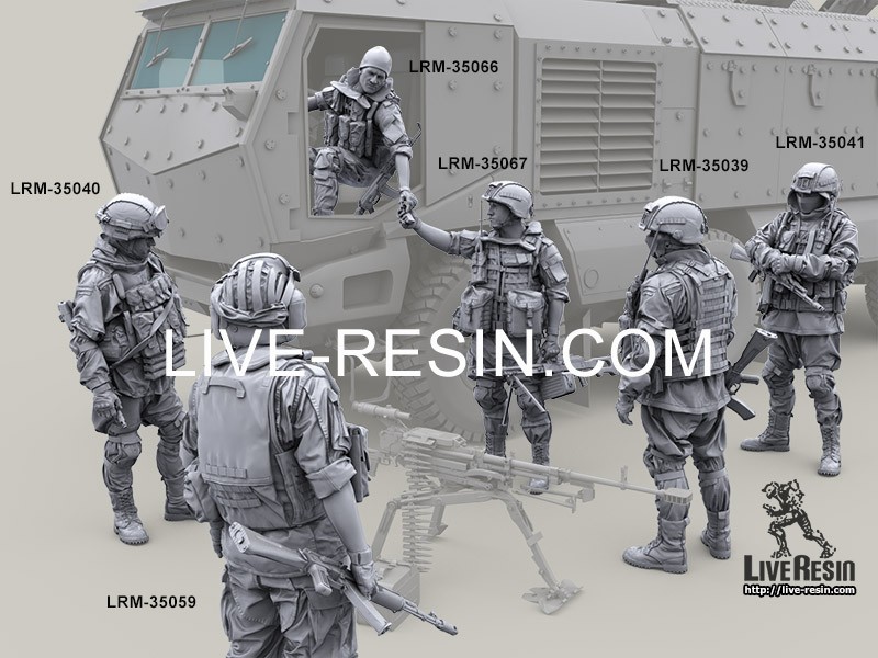 LRM35066 Современный солдат Российской Армии - Водитель автомобиля/бронетехники/Тайфун/Тайфун ВДВ/Камаз к фигуре LRM35067 - 19
