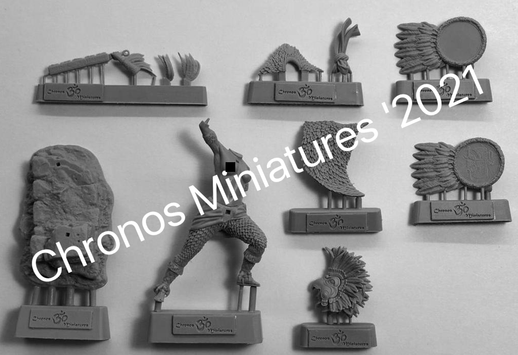 CHM-75053. Миры Фэнтези: Дочь Монтесумы. 75 мм. Материал - смола. Chronos Miniatures
