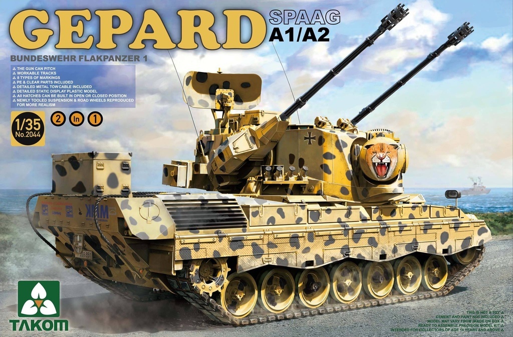 2044Т  SPAAG Gepard A1/A2 1/35