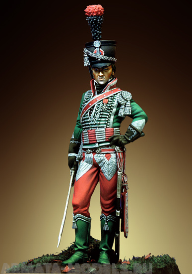 75-025PEGASO Light Cavalryman of the 12th Regt. France 1806 Pegaso Models