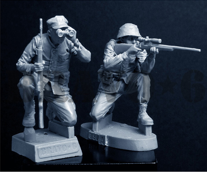 B6-35090 Миниатюра USMC Sniper Team