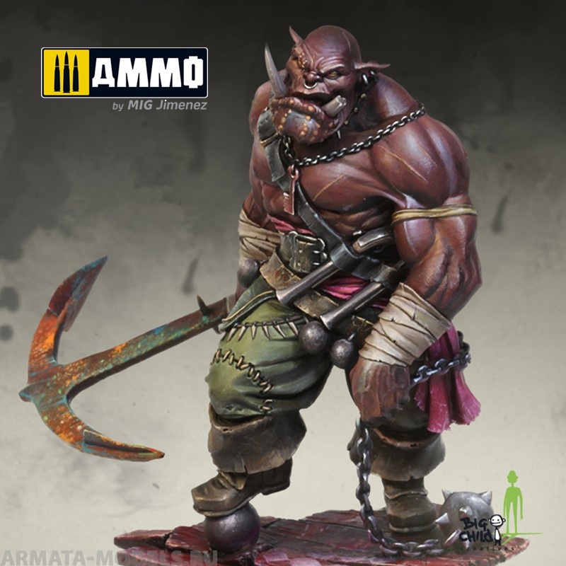 BCBS700011 Миниатюра Redghar the Black Orc BIG CHILD