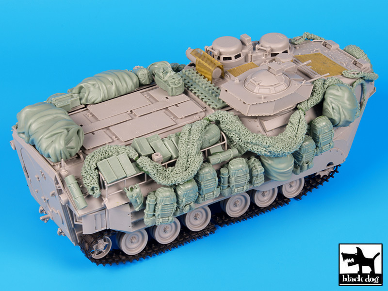 T35119 Конверсионный набор AAVP-7A1 accessories set for Hobby Boss (Black dog)