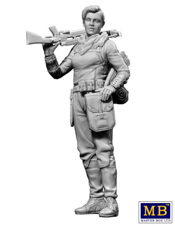 MB24073 Фигуры, Серия постапокалиптики. Последний Мост. Набор №1. Сабрина Master Box (MB)