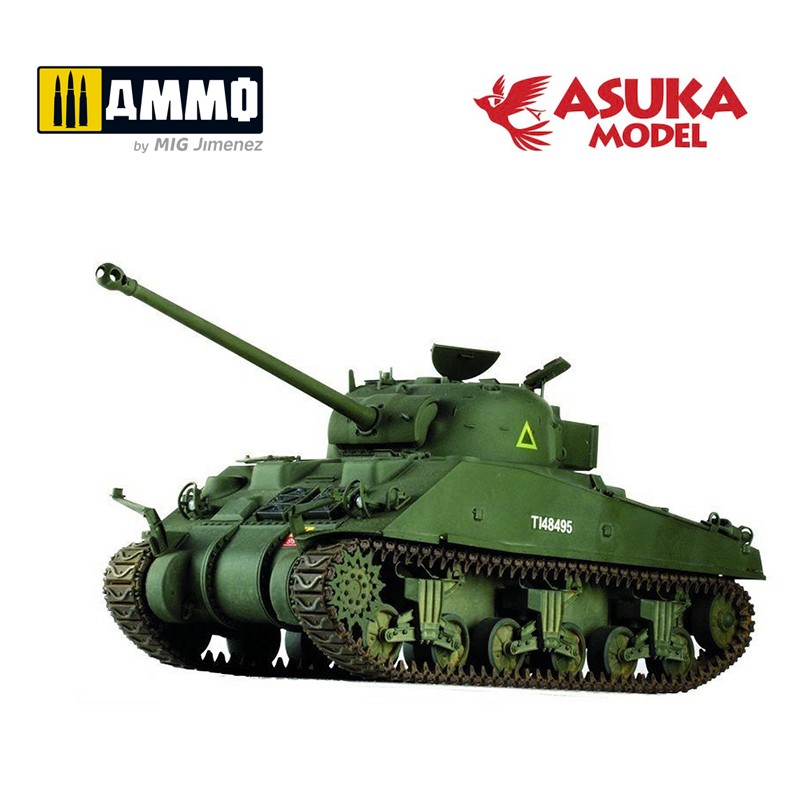 ASUKA35009 Сборная модель танка Шерман 1/35 BRISTISH SHERMAN FIREFLY ASUKA