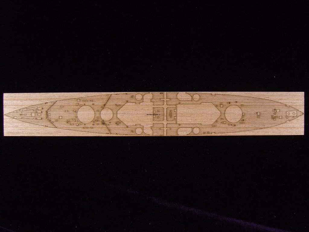 AW20063 Деревянная палуба для HMS Prince of wales