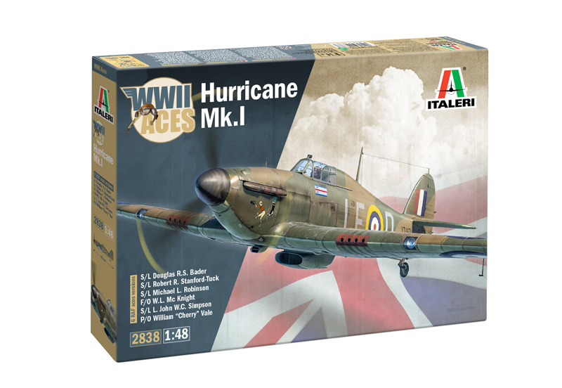 2838ИТ Самолет HURRICANE MK 1 ACES Italeri