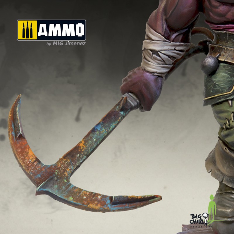 BCBS700011 Миниатюра Redghar the Black Orc BIG CHILD