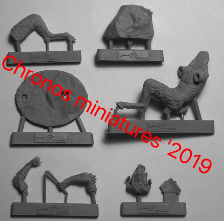 CHM-54194. Миры Фэнтези: Сатир. 54 мм. Материал - смола. Chronos Miniatures