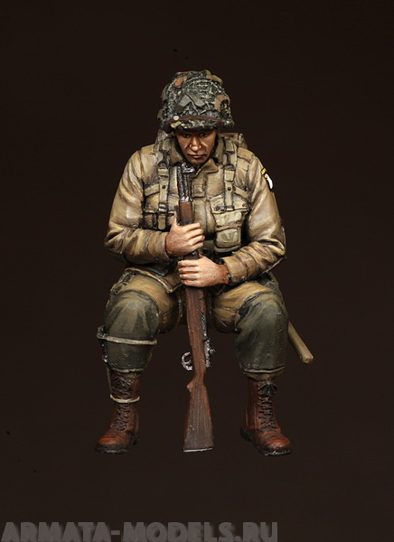3582SOGA U.S. Army Airborne on Sherman. SOGA Miniatures