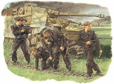 6129Д Солдаты Panzer Crew Kursk 1943 Dragon