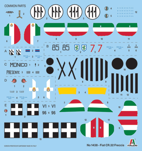 1438ИТ CR.32 FRECCIA Italeri