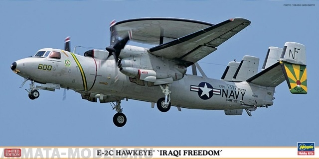 02080 (02080-1) Самолет  E-2C HAWKEYE IRAQI FREEDOM Hasegawa