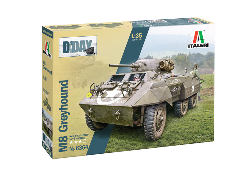 6364ИТ Броневик M8 Greyhound Italeri