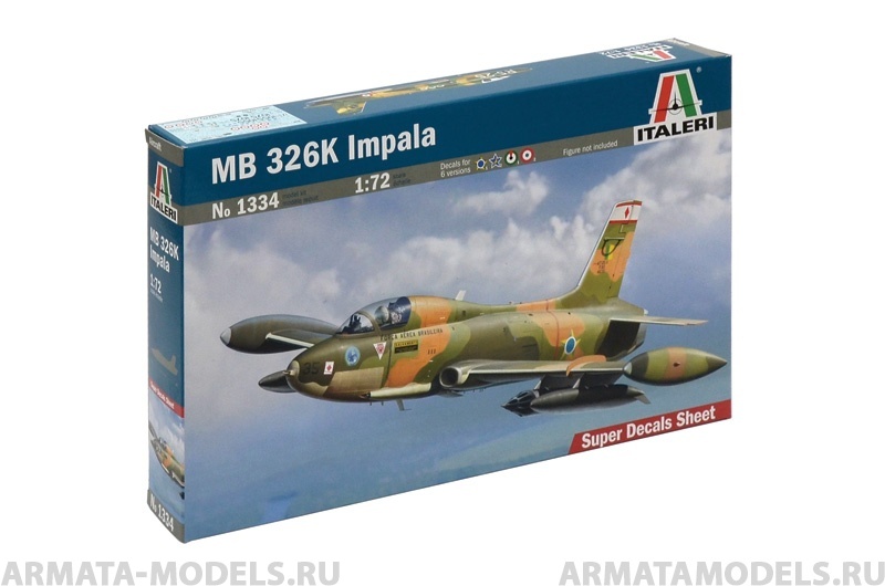 1334ИТ Самолет MB 326K IMPALA Italeri