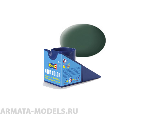 36139 Аква-краска темно-зелёная, матовая