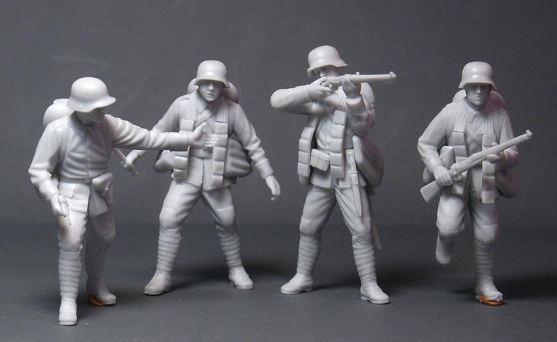 35291 Фигуры Германские штурмовые части (1917 -1918) ICM