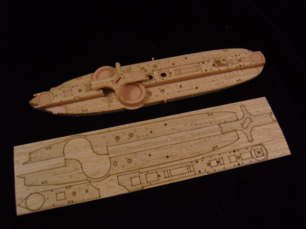 AW20012 Деревянная палуба для Imperial Chinese Navy 'TingYuen'