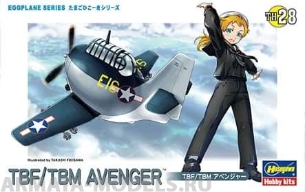 60138 Модель самолета Egg Plane TBF/TBM Avenger Hasegawa