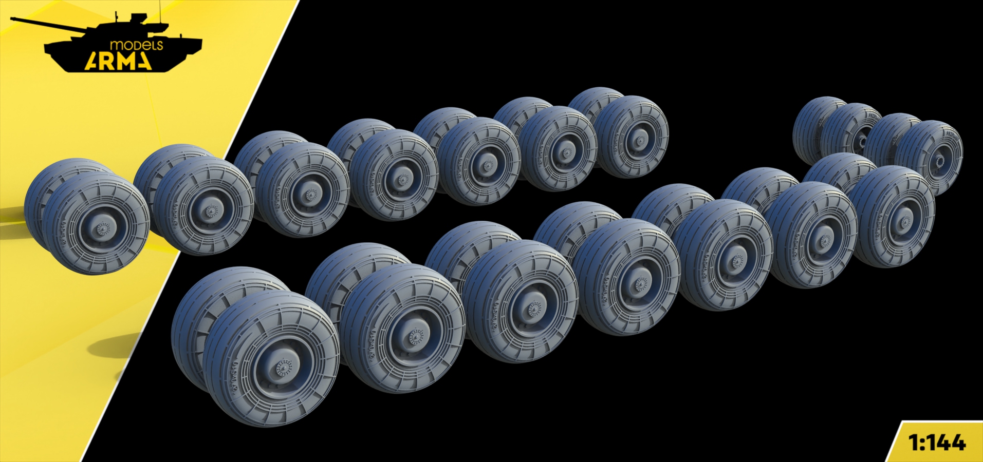 AM14415 Колеса под нагрузкой для Мрия (32 штуки)