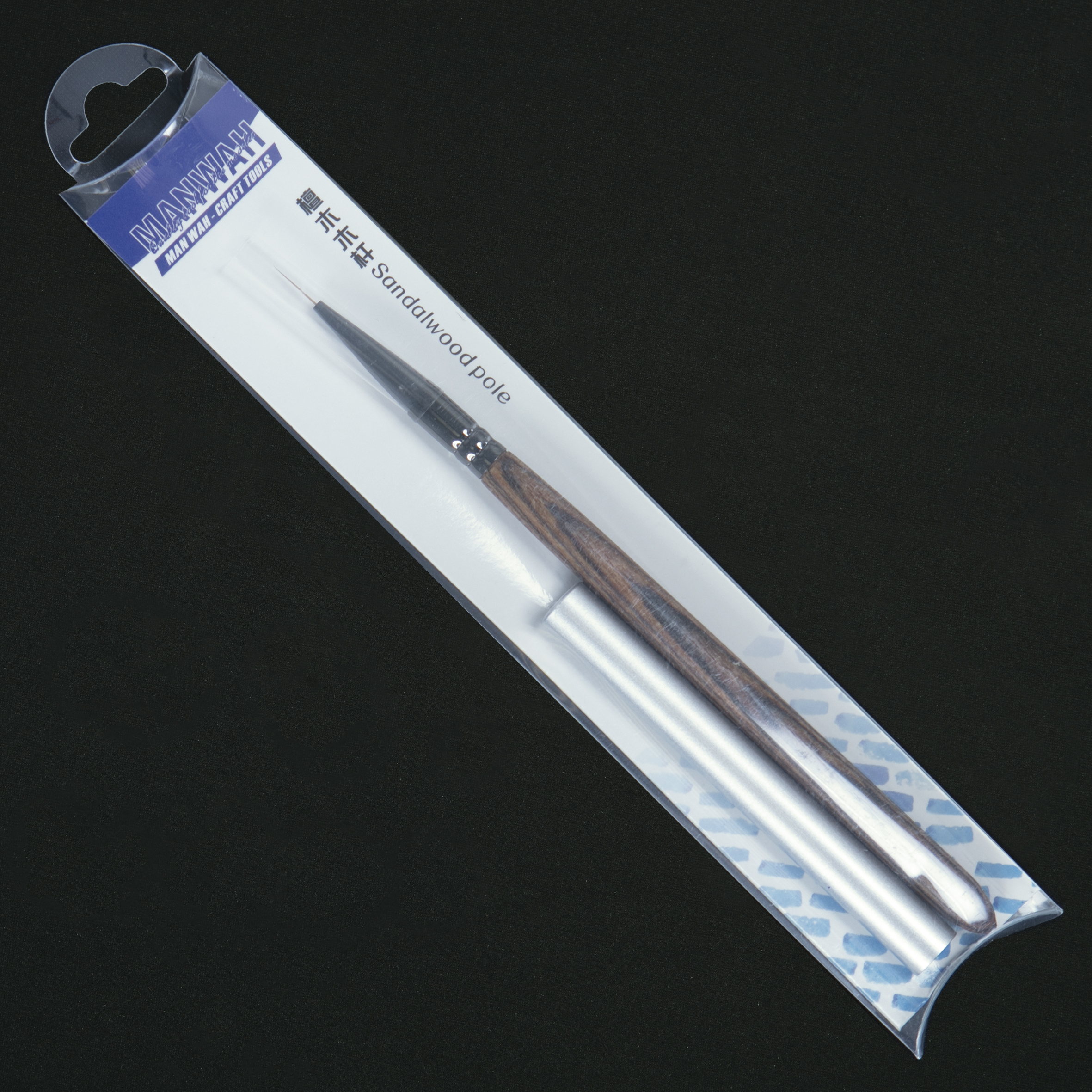 MW-3019 Модель Остроконечная кисть -Длинная (волокно+соболиный волос, шест из сандалового дерева)