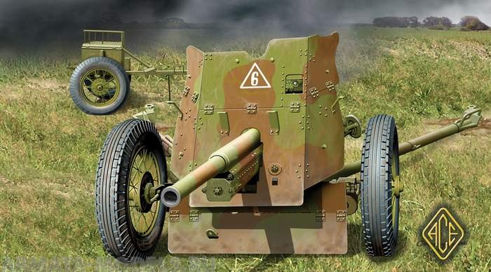 ACE72242 Советская пушка 45 мм (1937) ACE