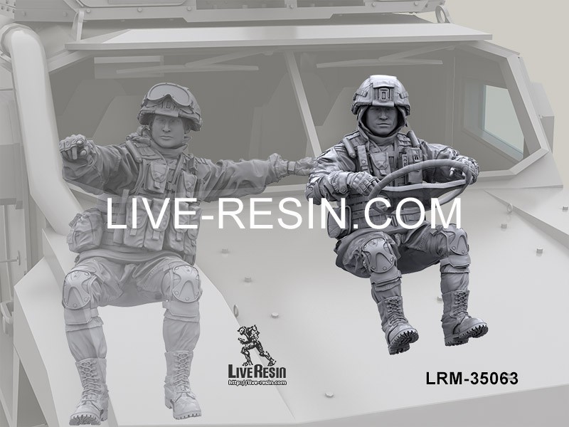 LRM35063 Современный солдат Российской Армии - Водитель автомобиля/бронетехники/Тайфун/Тайфун ВДВ - 3