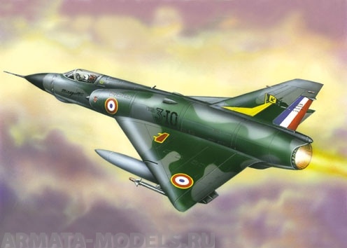 ЕЕ72282 Мираж III E Многоцелевой реактивный истребитель Восточный экспресс