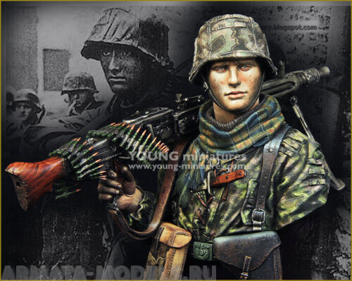 YM1869 Waffen SS Young Machine Gunner 1944