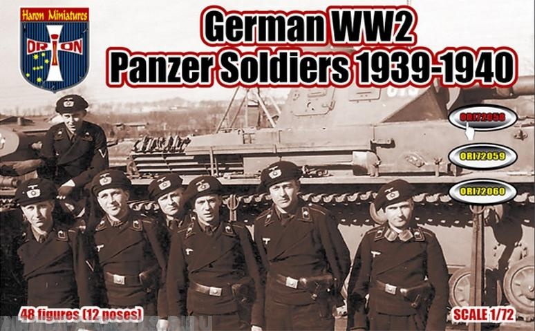 ORI72058 Фигуры German WW2 Panzer Soldiers 1939-1940 Orion