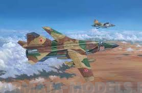 02855P Самолет Миг-23МЛ Flogger-C Trumpeter