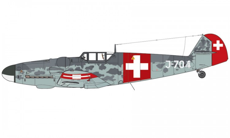 A02029A Самолет MESSERSCHMITT BF109G Airfix