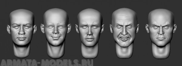 ARM356069 Головы (без волос) №15 ARMOR35