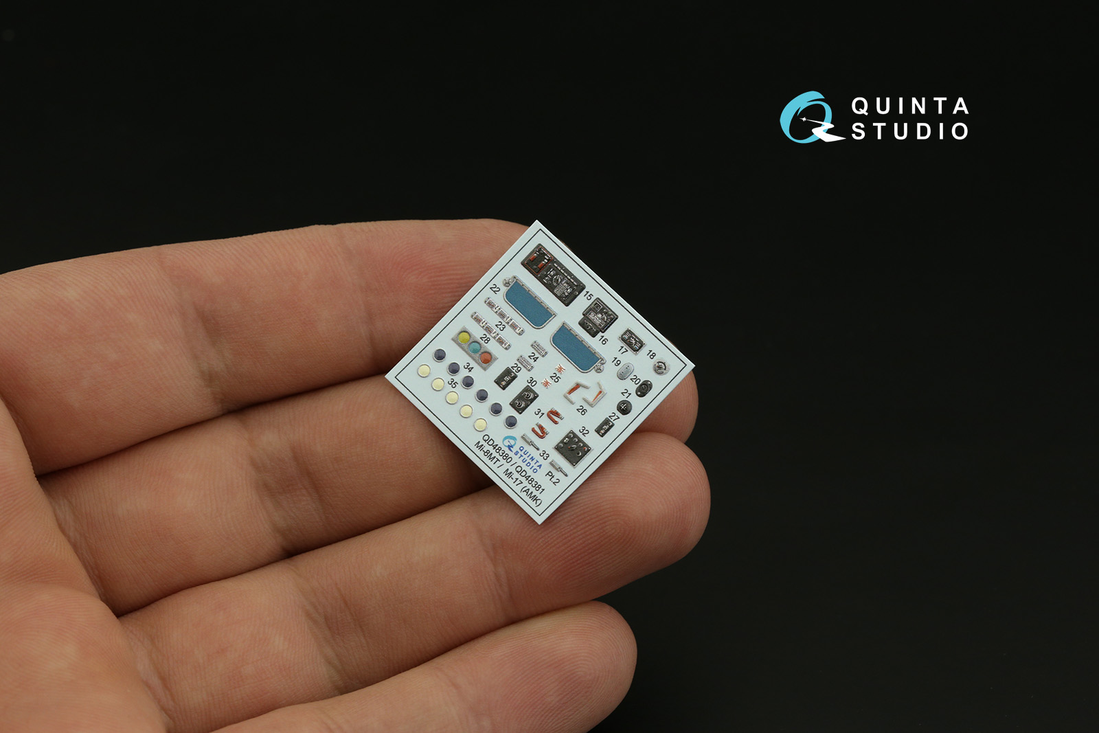 QD48380 3D Декаль интерьера кабины Ми-8МТ (AMK)