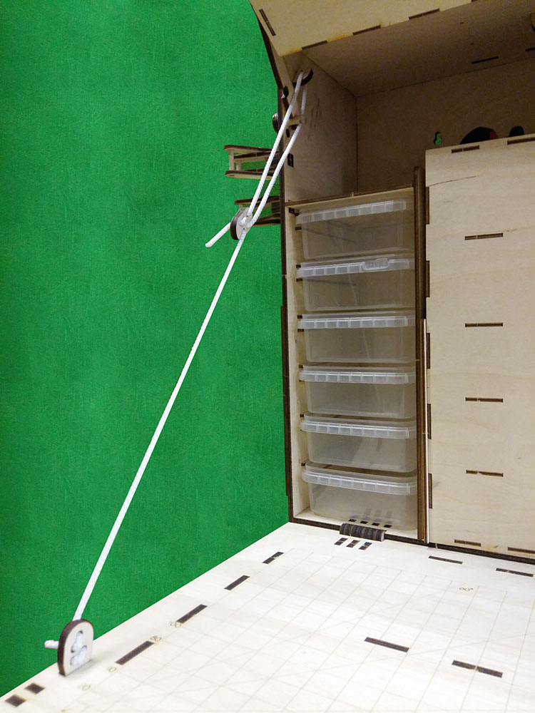 5100 большое переносное рабочее место моделиста (комплект деталей для сборки)