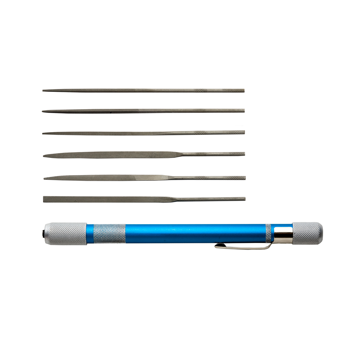 EX70001 Набор миниатюрных надфилей с алюминиевой рукояткой