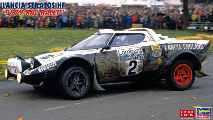 20598-Автомобиль LANCIA STRATOS HF 1979 RAC RALLY (Limited Edition) Hasegawa