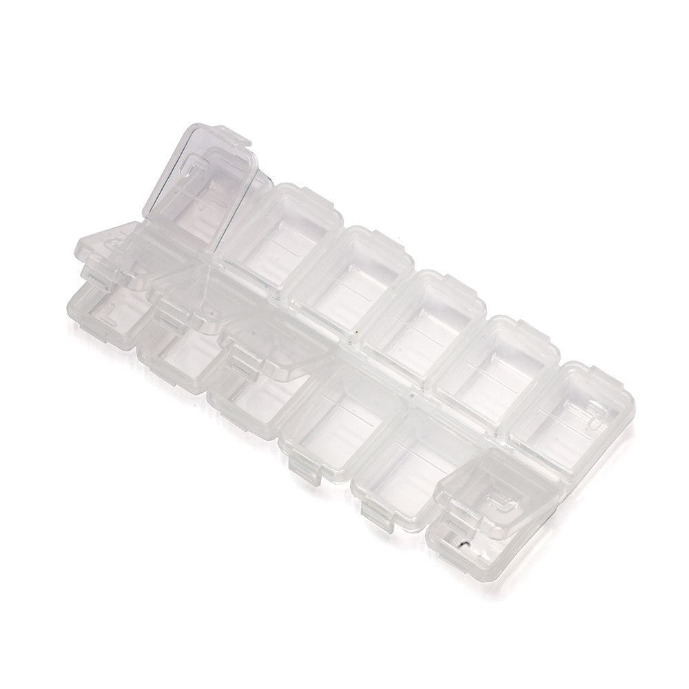 У14405IRP Бокс для хранения прямоугольный 12 ячеек, 130х60мм (Прозрачный)
