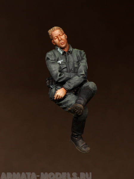 3571SOGA Sleeping  german panzergrenadier. SOGA Miniatures