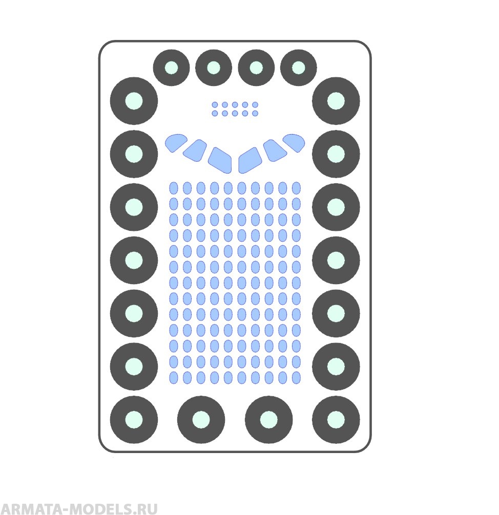 AM144102 Маска окрасочная для Airbus A-350 Revell
