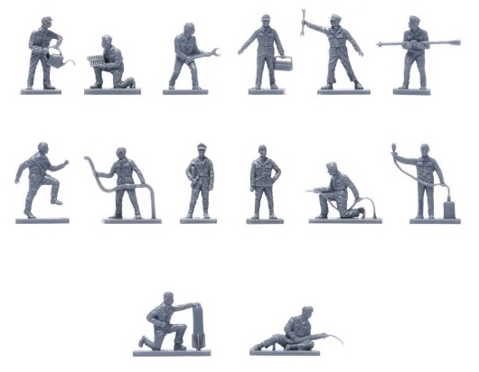 A00755V Набор солдатиков Luftwaffe Personnel Airfix