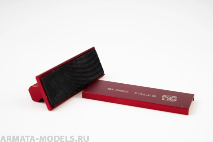 BD0095-R Шлифовальный инструмент в чехле красный мелкой зернистости