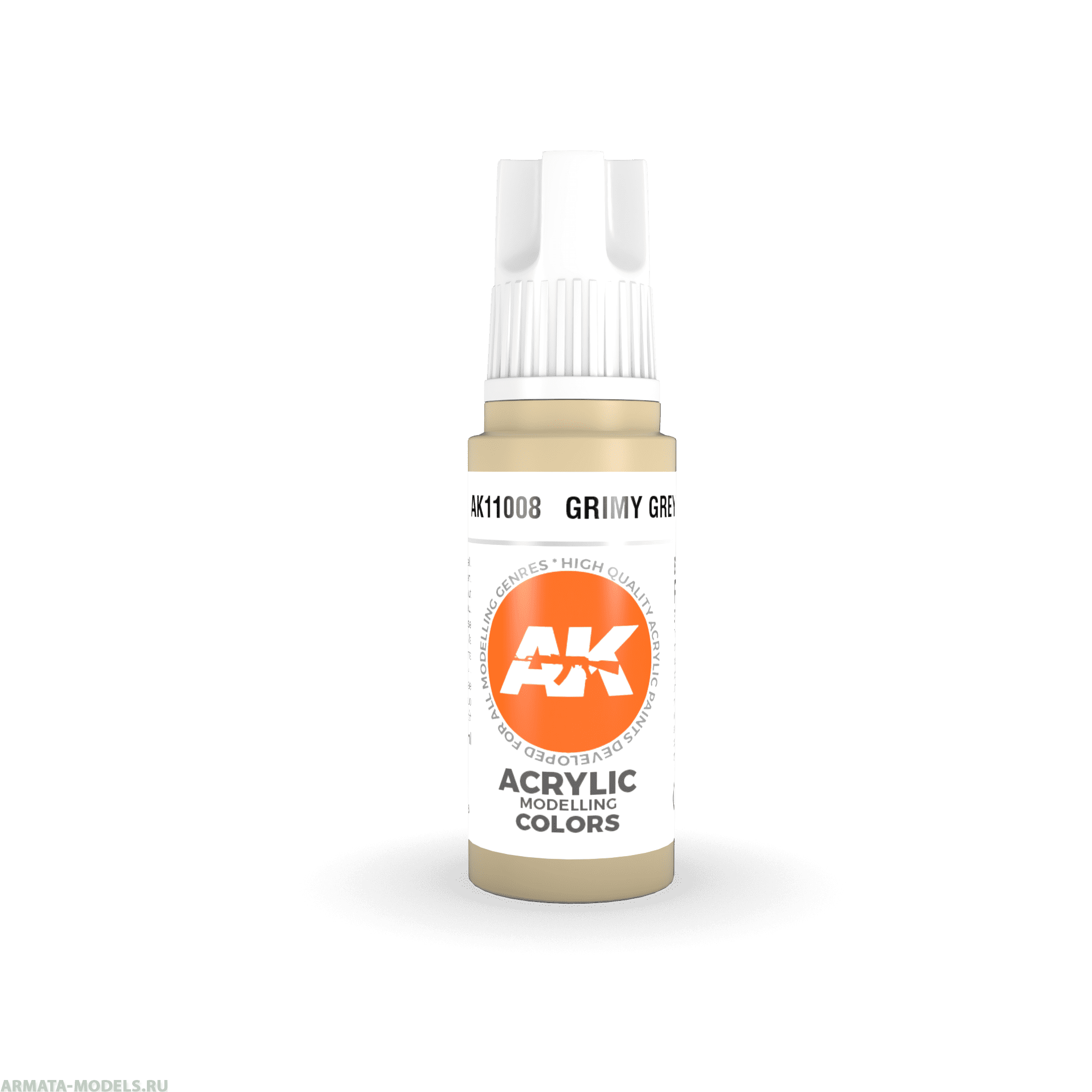 AK11008 Краска акриловая Grimy Grey 17ml