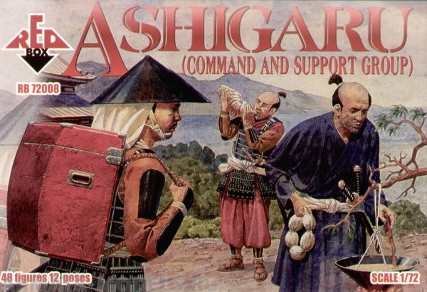 RB72008 Фигуры Ashigaru (Crew) Red Box