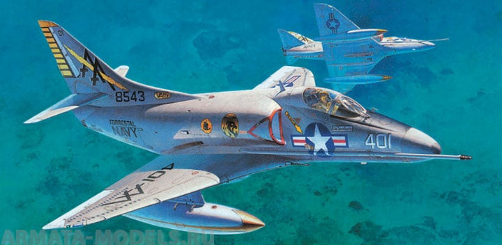 07222 Самолет A-4C SKYHAWK (HASEGAWA) 1/48 Hasegawa