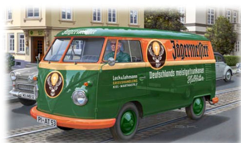 67076 Набор Минивэн Volkswagen VW T1 Kastenwagen Revell